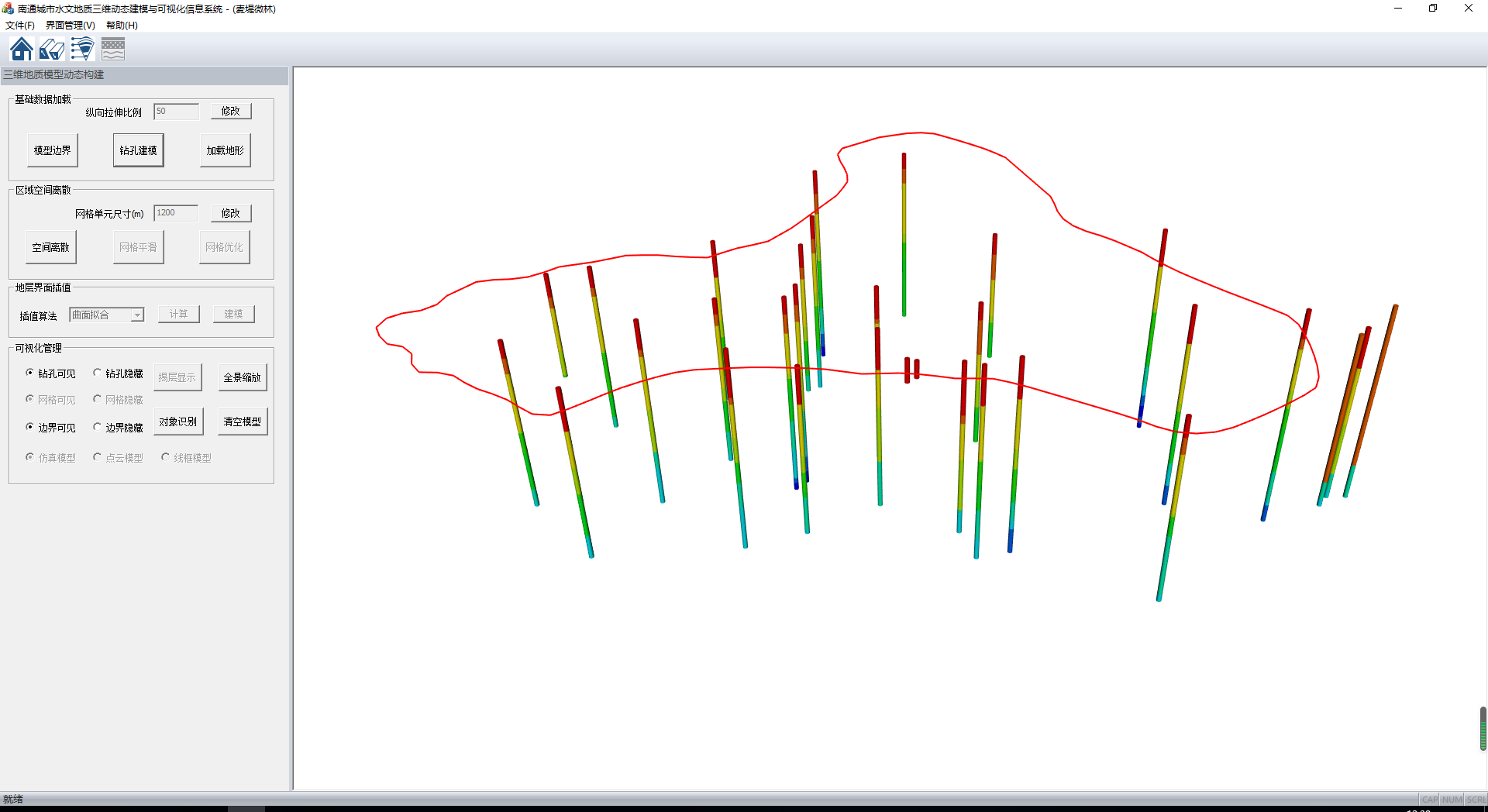 Dynamic Construction of Borehole 3D Models